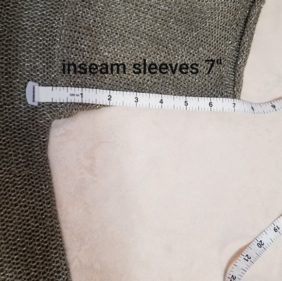 Willow & Clay, Distressed Silver Sweater, Size L - Picture 12 of 15